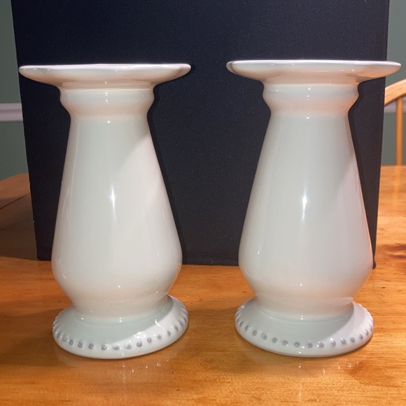 Mary & Martha G&G Candlestick Holders Set of Two - Picture 2 of 8